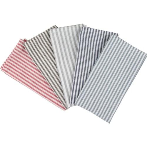 43 x 43cm cloth Napkins Set of 12 pcs cotton linen heat insulation mat dinner tableNapkins fabric placemats