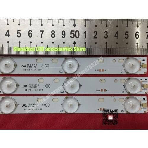 9 Pieces/lot 32'' 570mm*17mm 10led Backlight Lamps Strips w/ Optical Lens Fliter for TV Monitor Panel 30V New