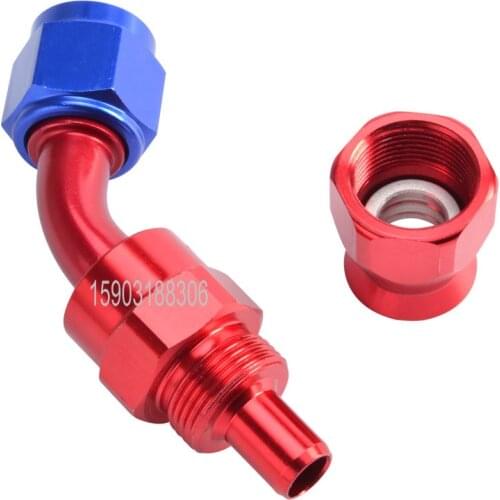 AN-4-AN4-PTFE-Hose-End-45-Degree-Fittings-Car-Adaptor-Swivel-Clutch-Line-Fittings