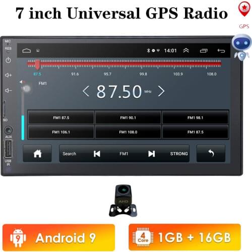 Android Autoradio 1GB+16GB Car Stereo Gps Navigation Universal Auto Radio Wifi 2Din Central Multimidia Player Steering Wheel USB