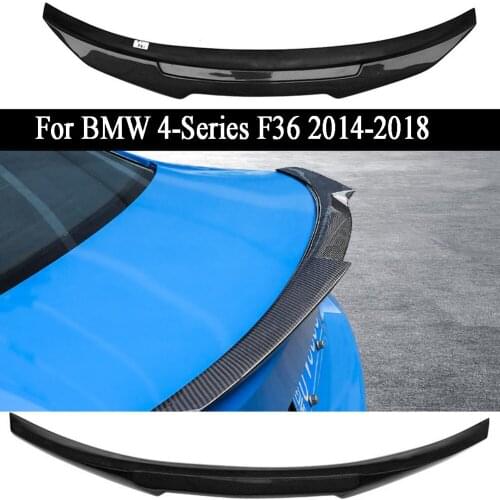 Car Carbon Fiber Rear Wing Trunk Lid Spoiler Wing For BMW 4-Series F36 4 Doors 2014 2015 2016 20172018