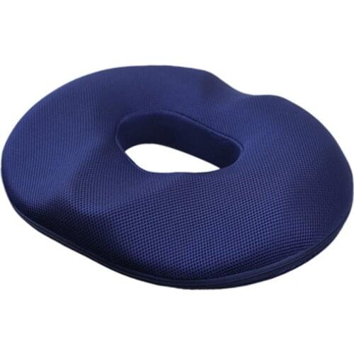 Bamboo Charcoal Circular Hollow Donut Memory Foam Cushion, Relax Hips and Legs