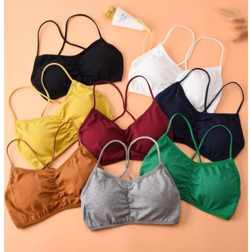 Fashion Seamless Women Bras Cross Beauty Back Wrapped Chest Girl Underwear Sexy Lingeries Tube Top