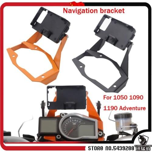 For 1050 1090 1190 Adventure ADV Motorcycle Mount Smartphone GPS Holder Navigation bracket phone clip Wireless charging