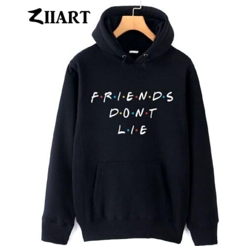 FRIENDS Don't LIE Friends icon couple clothes boys man male autumn winter fleece hoodies