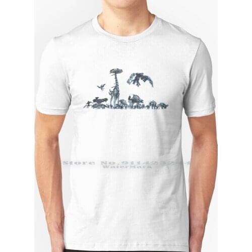 Horizon : Zero Dawn-- Machines T Shirt 100% Pure Cotton Horizon Zero Dawn Video Game Aloy Creative Trending Vintage Cool Gift