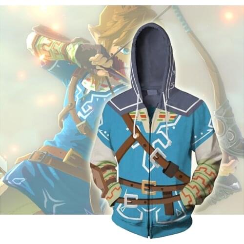 The Legend Cosplay Costume Hoodie Sweatshirt Tops Casual Cool Coat Jacket Fashion Sweat Shirt Zipper Hooded Hoodies