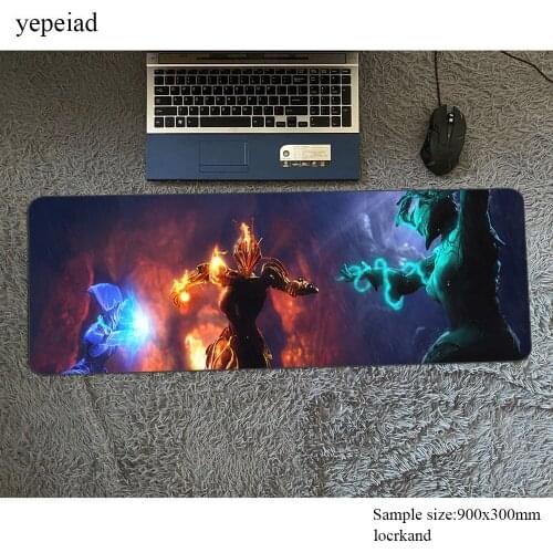 Warframe pad mouse 90x30cm computer gamer mouse pad wrist rest padmouse New arrival mousepad ergonomic gadget office desk mats