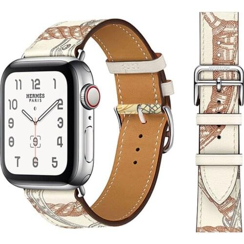 High quality Leather loop for iWatch 40mm 44mm Sports Strap Single Tour band for Apple watch 42mm 38mm Series 1 2 3 4 5 6 se