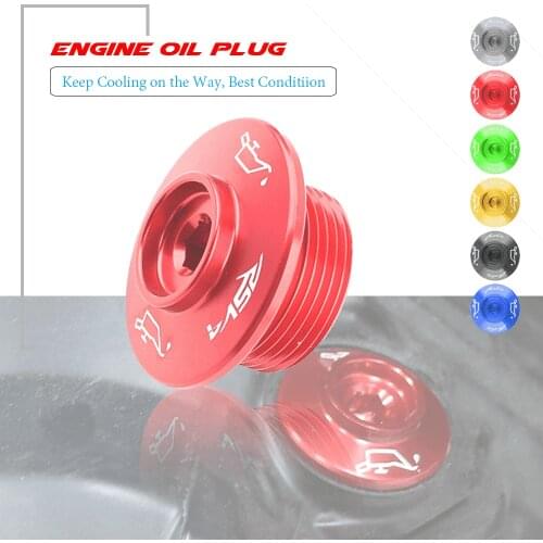 Motorcycle CNC Engine Plug Cover Caps Screws Filter Oil Bolt for Aprilia RSV4 1000 FACTORY/R/RF/RR 2013-2019