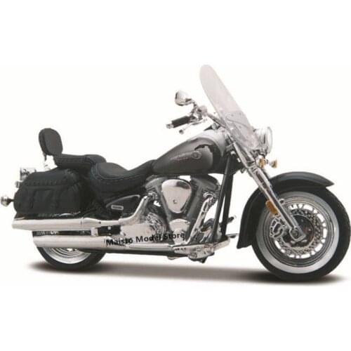 Maisto 1:18 scale Yamaha ROAD STAR SILVERADO motorcycle replicas with authentic details motorcycle Model collection gift toy