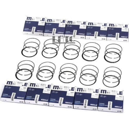 10x Pistons Rings Set Φ92mm For BMW M5 M6 E60 E61 E63 E64 S85B50A 5.0 V10 Naturally aspirated