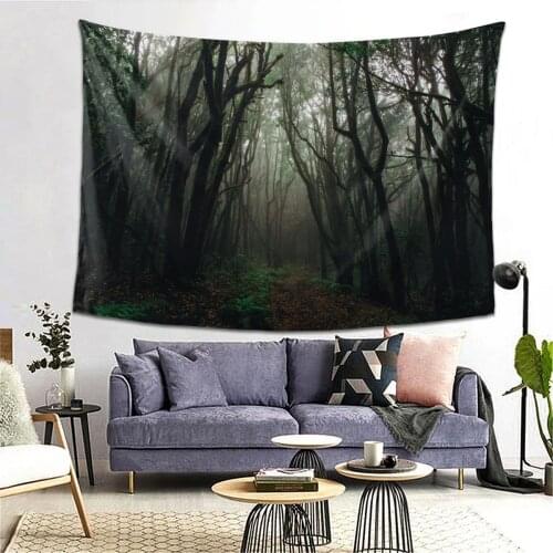 Natural Forest Beautiful Printed Large Wall Tapestry Cheap Hippie Wall Hanging Bohemian Wall Tapestries Mandala Wall Art Decor