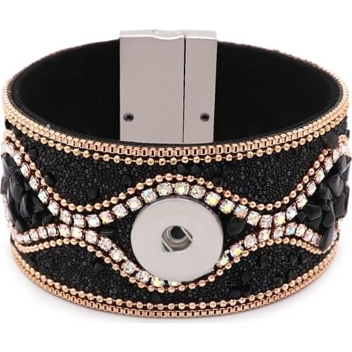 New Fashion 20mm 18mm Snap Button Bracelet DIY Jewelry ND328