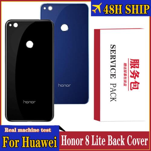 Original Back Housing Replacement for Huawei Honor 8 Lite Back Cover Battery Glass with adhesive Sticker for Honor 8 LITE