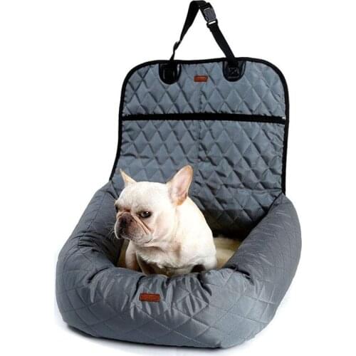 Pet Carrier Car Seat Bag Waterproof Basket Dog Travel Seat Bed Indoor Outdoor Pet Auto Carrier Bed For Dogs Kittens Pet Supplies
