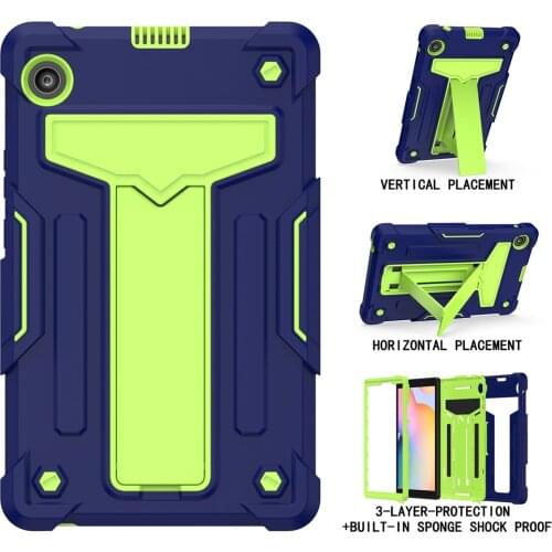 Armor Shockproof Protective Tablet Cover Fundas for Huawei Mate Pad MatePad T8 8.0 Case Coque Hard PC TPU Silicone Stand Shell