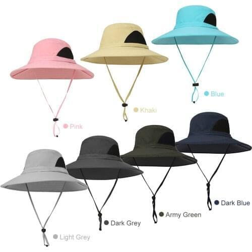 Fishing Sun Hat Summer Cap Wide Brim UV Protection Cap For Camping Fishing Hiking Mountaineering fishing cap Pesca