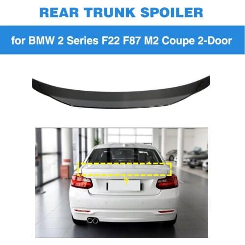Rear Trunk Spoiler Boot Lip Wing For BMW F22 M240i M235i F87 M2 2014 - 2019 Rear Spoiler Carbon Fiber