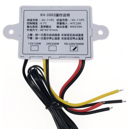 Universal Digtal Temperature Controller with Clear Display Screen for RV Trailer Precise Thermostat Regulator L41A
