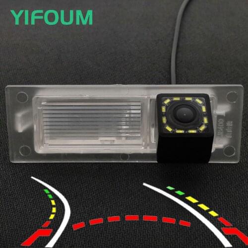 YIFOUM Dynamic Trajectory Tracks Car Rear View Backup Parking Camera For Jeep Renegade/Fiat Tipo Egea 2015 2016 2017 2018 2019