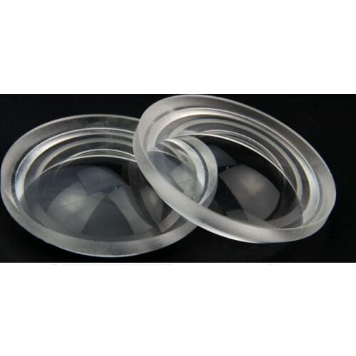 Factory Defective 49mm Optical Glass Concave Convex Lens DIY Camera Projector Aspheric Lenses Aspherical Lentes 2PCS