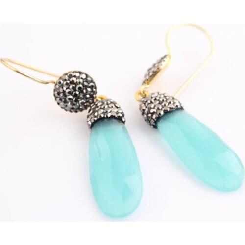 Women Silver Tiger Eye Stone Long Dangling Earrings, Handmade Silver Special Design Gift Earrings