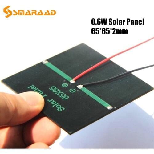 0.6W 1W 1.5W 2W 2.5W 3W 4.2W 5.2W 6V Solar Cell Polycrystalline Solar Panel DIY Solar Toy Panel Charger No Cable Wire Led Light