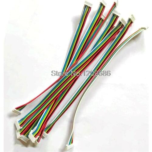 10 SETS 2P/3P/4P/5P/6 Pin 51021 Series JST 1.25MM Female Double Connector with Wire 150MM ribbon cable 28 AWG JST1.25