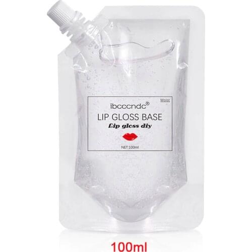 100ML Clear Lip Gloss Base Oil Moisturizing Non-Stick DIY Lip Stick Raw Material Gel for Lip Gloss Lipgloss Base Liquid Lipstick