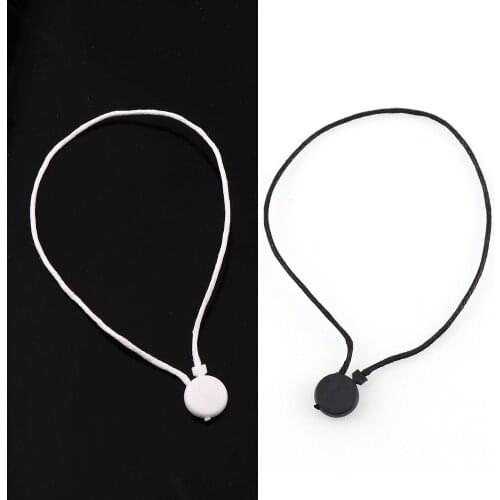 100Pcs/set 200mm Wax Line Round Black White Plastic Hanging Grain Tag Rope Cards Hanging Tablet Garment Bag Clothes Cards