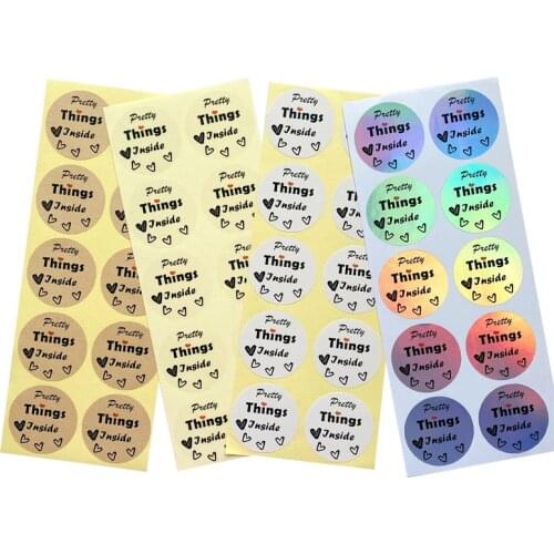 1000Pcs Wholesale Stickers Round Pretty things inside Cake Packaging Sealing Label Baking Waterproof Gift Stickers 3.5CM