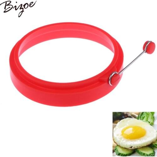 3PCS Round silicone frying pan with handles Silicone pancake pan mold tools Poached egg mold