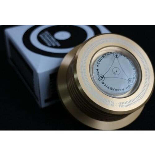3 In 1 Record Clamp LP Disc Stabilizer Turntable gold color 50HZ