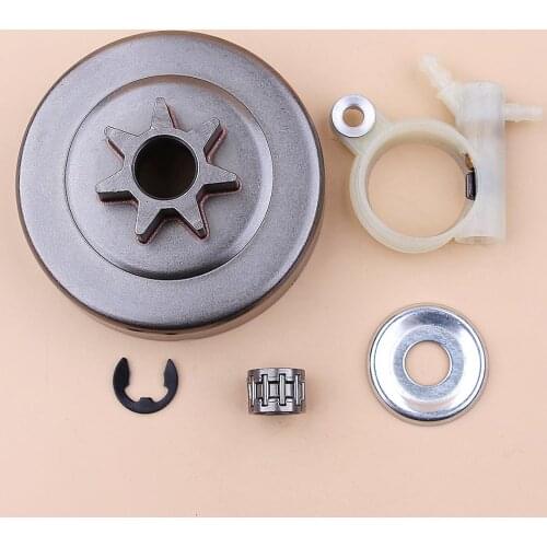 .325" 7 Tooth Clutch Drum For Stihl MS251 MS 251 Oil Pump Washer Clip Needle Bearing Kit Chainsaw