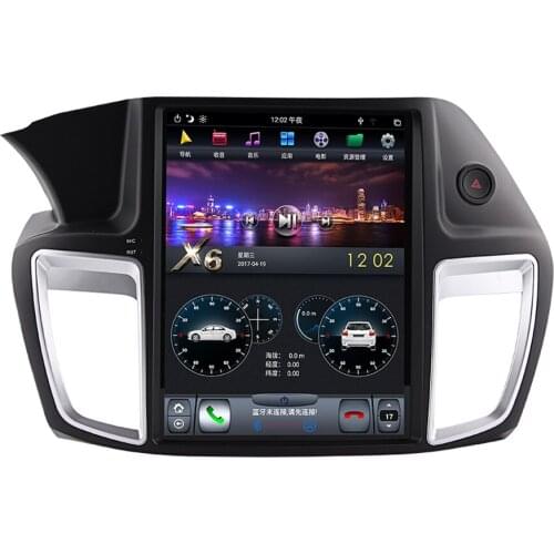 PX6 Car Bluetooth Screen Android 9 GPS Navigation Multimedia Player For Honda Accord 2014 2015 2016 12.1" Tesla Style Head Unit