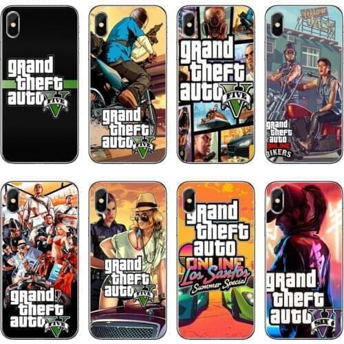 GTA 5 Grand Theft Auto V Soft Phone Case For Samsung Galaxy A70 A60 A50 A40 A30 A10 A9 A7 A5 A3 A8 A6 Plus 2018 2017 2016