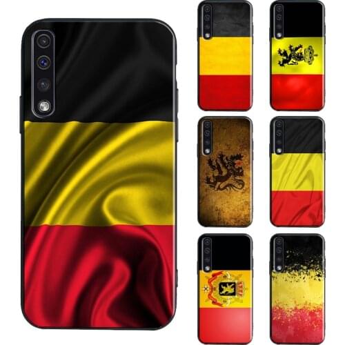 Belgium Coat of Arms Flag Case For Samsung Galaxy A50 A70 A51 A71 A11 A20e A21S A40 A10 A30S A01 A7 A31 M11 M21 M31