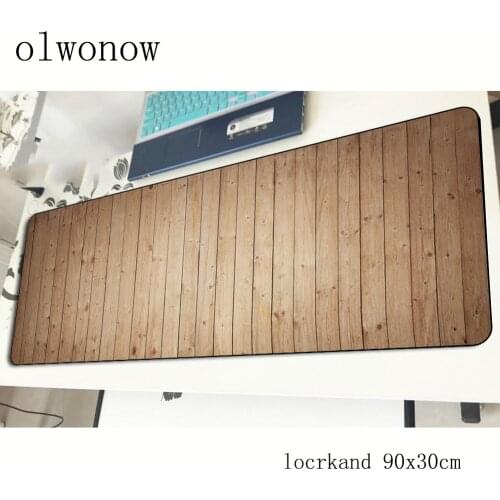Wooden Floor pad mouse Popular computer gamer mause pad 90x30cm padmouse large thick mousepad ergonomic gadget office desk mats