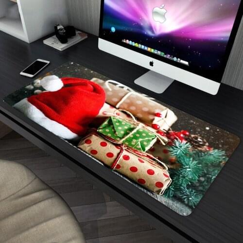 Sell Well Large Size Gaming Mouse Pad Christmas Design Gifts Cute Cartoon Rubber MousePad Office Decoration Home Table Mat