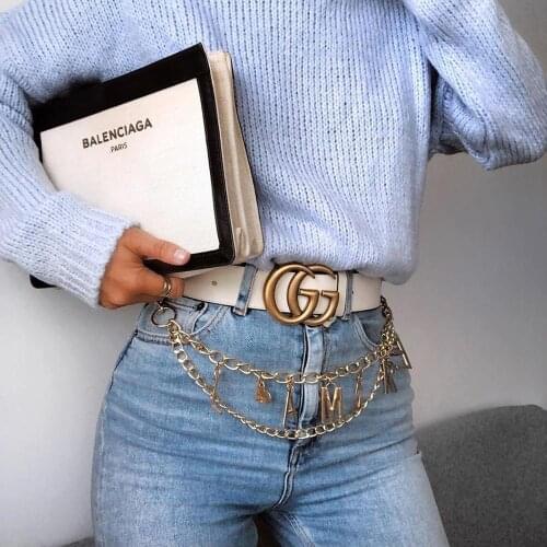 Gypsy LAMORE Letter Belly Waist Chain Jean Dress Accessories Personality India Metal Love Belt Body Jewelry for Women