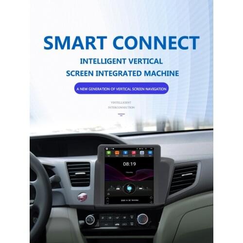 Navigation for Honda Civic 2012, 2013, 2014, 2015 Android 10 auto Radio Multimedia Video Player GPS Navigation Carplay