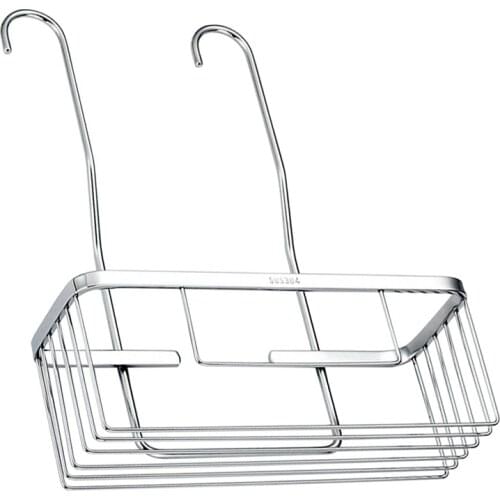 Stainless Steel Shower Organizer Rack Toiletries Display Holder Bathroom Toilet Kitchen Hanging Shelves Storage Basket
