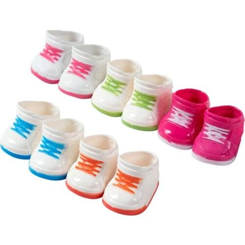 2021 New Sandals Shoes Wear Fit 17 inch 43cm Doll Born Baby Doll Accessories For Baby Birthday Festival Gift