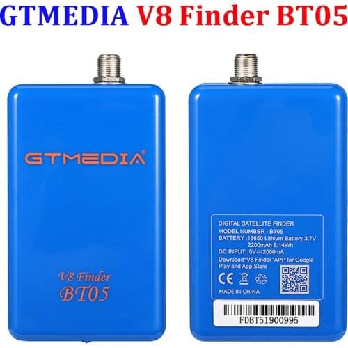 Smart Satellite Finder Hellobox B1 or Smart S2 Connecting with Mobile Phone by Blueteeth BT Android APP mini Satfinder