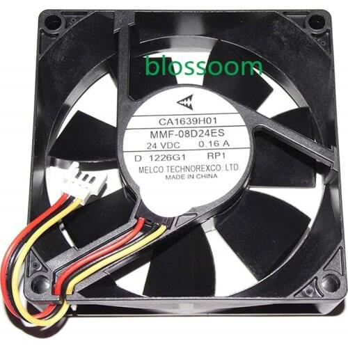 Melco 8025MM MMF-08D24ES RP1 24V 0.16A A700 A740 F740 F700 CA1639H01 Cooling Fan 6months Warranty