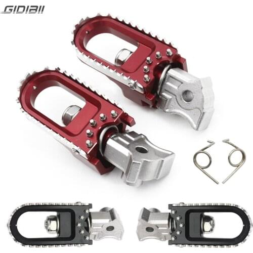 Wide Enduro Stainless Steel+Aluminum Footrest Lean Angle Adjustable For BMW R1200GS 2014-2018 /ADV