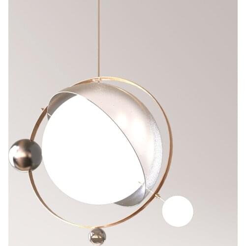 Creative Planet LED Pendant Light Bedroom Children Room Nordic Designer Hanging Lamp Wandering Globe Reataurant New Fixturs G9