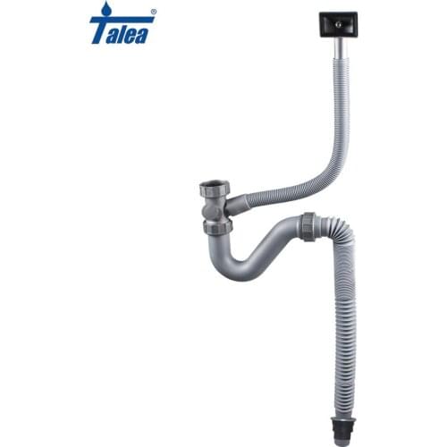 Talea Single Sink strainer hose Drain pipes basin Pipe kit Cess-Pipe Kitchen Sink Drainer Plumbing Hose Kitchen Sewer pipe