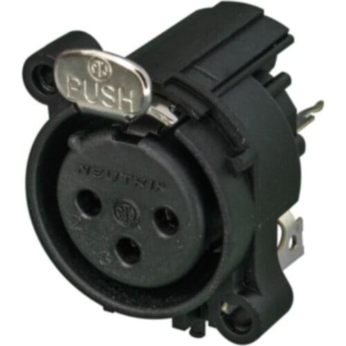 NEUTRIK NC3FAAV1 three-core XLR female Audio connector PCB vertical installation Cannon welding base